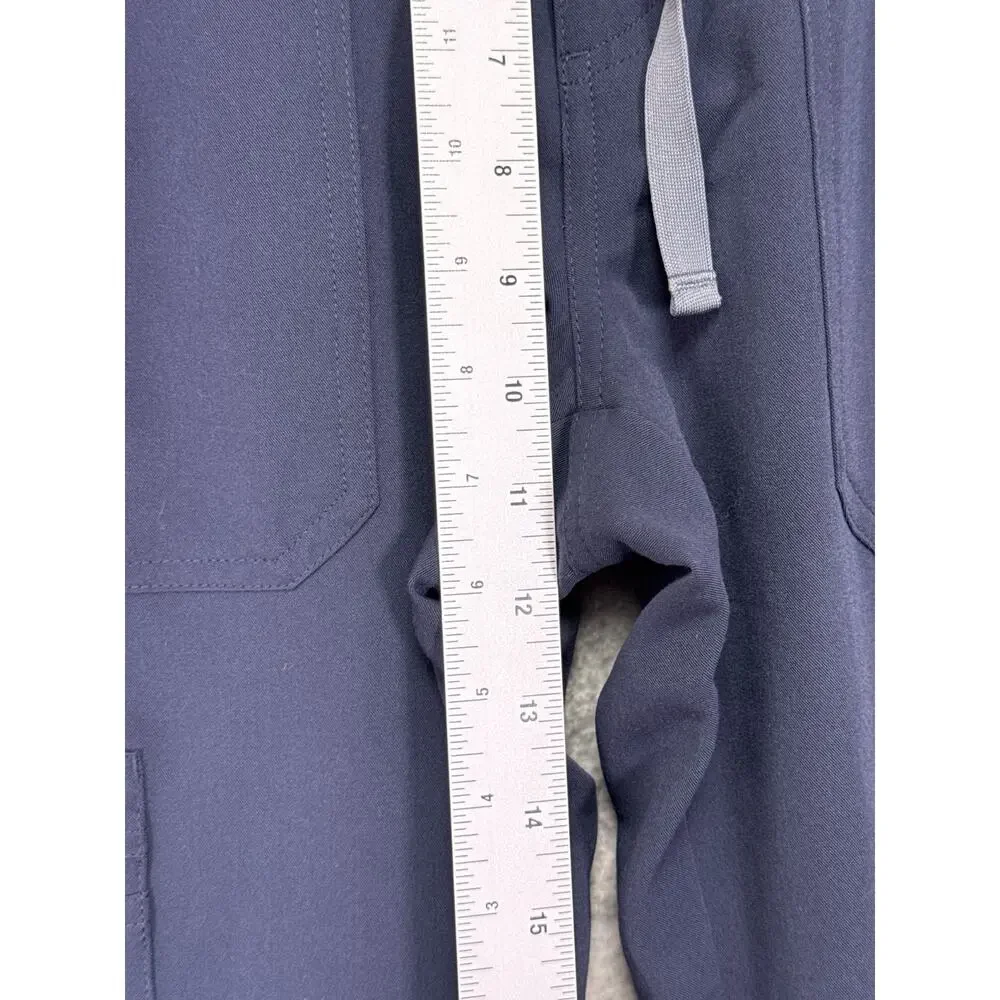 New Figs XS Pants Mens Ciaro Cargo Scrubs In Navy Blue